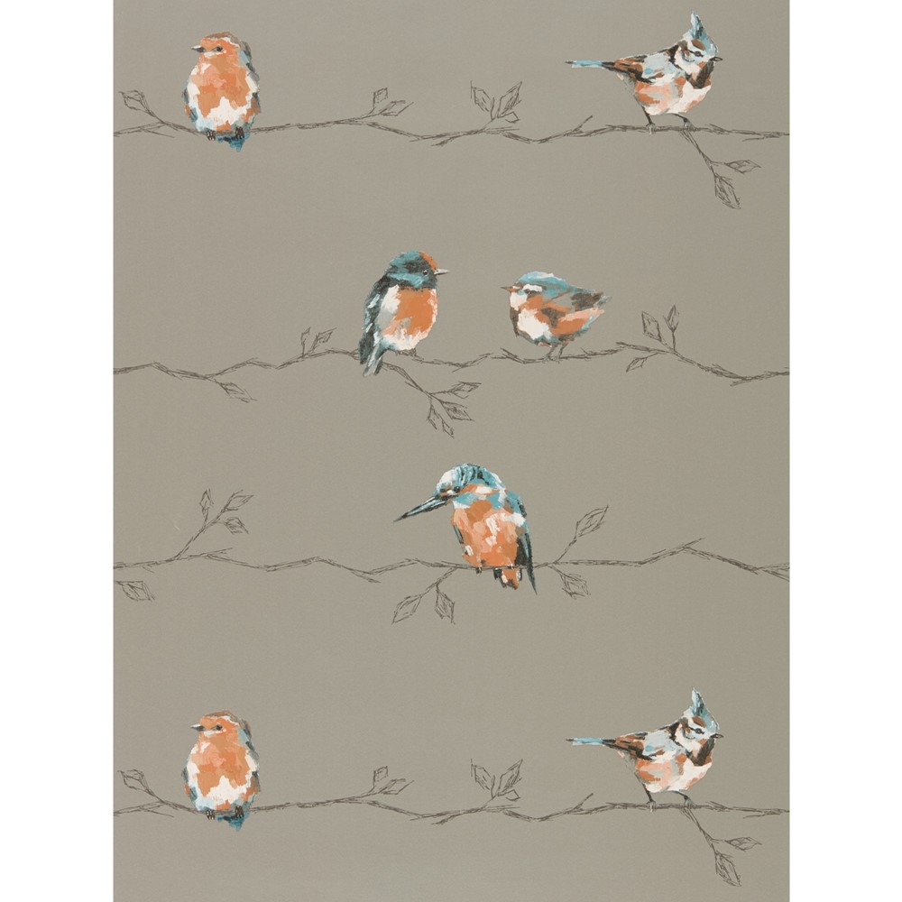 Persico Wallpaper 111485 by Harlequin in Tangerine Duckegg Blue